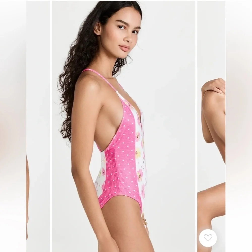 NWOT LoveShackFancy Shailee One Piece Swimsuit - Picture 2 of 8